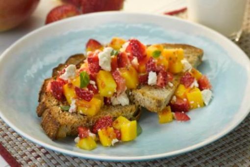 Picture of Strawberry Mango Feta Toast