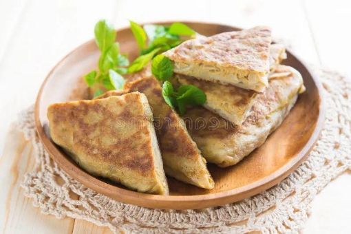 Picture of Mutabbaq Stuffed Pancakes