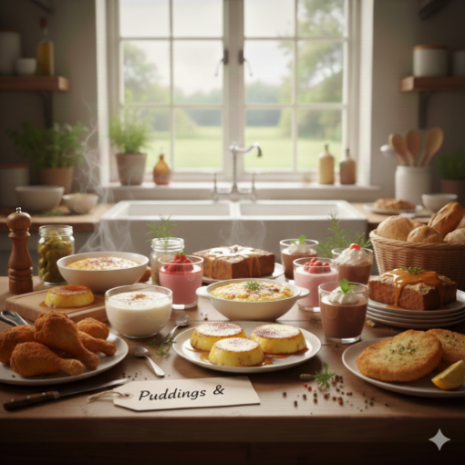 Picture of Puddings & Custards